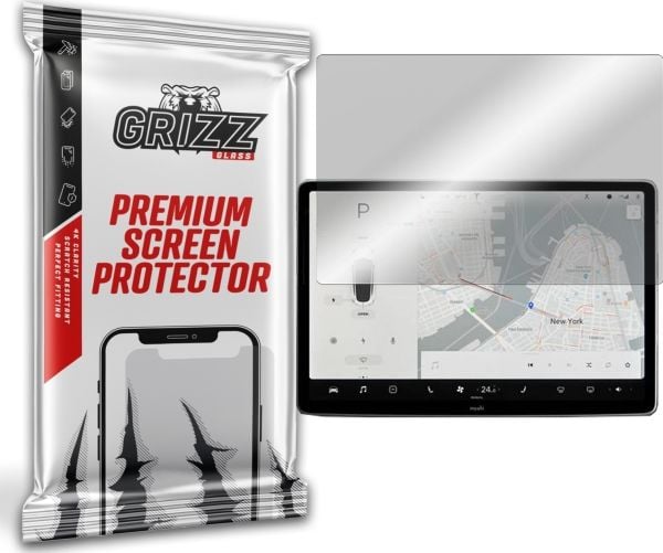 GrizzGlass matt folie GrizzGlass PaperScreen til Tesla 3 (2018)