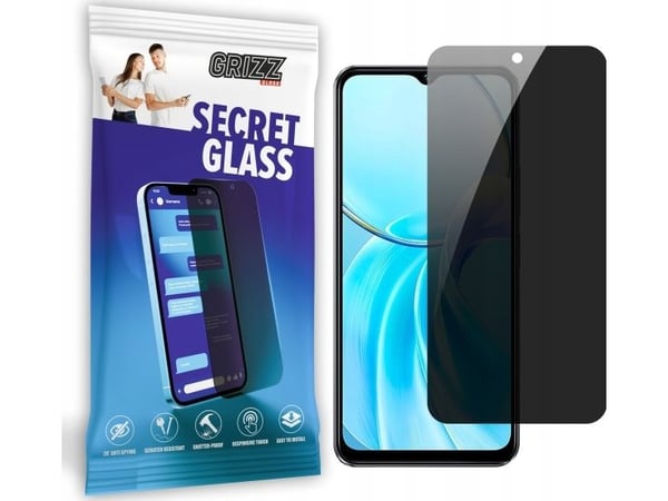 GrizzGlass SecretGlass Yksityisyyslasi Vivo T3 Lite -puhelimeen