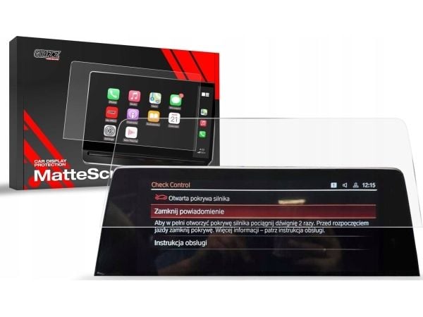 GrizzGlass matt folie for skjermbeskyttelse (CarDisplay Protection) til BMW X4 G02 10,25", 2021-2024