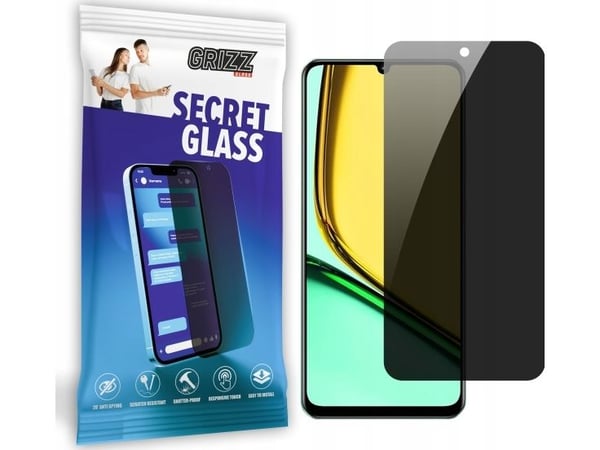 GrizzGlass GrizzGlass SecretGlass personvernglass for Realme C61
