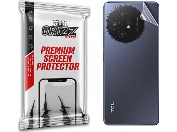 GrizzGlass film til bak GrizzGlass SatinSkin til TCL 50 XL