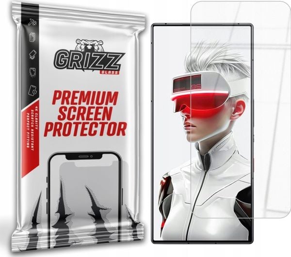GrizzGlass hybridglass GrizzGlass HybridGlass til ZTE nubia Red Magic 9S Pro Plus