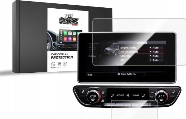 GrizzGlass keramisk folie GrizzGlass CarDisplay Protection til Audi A4 B9 8,3" 2020-2024 [2w1]