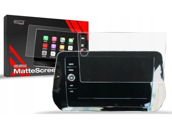 GrizzGlass matt folie for skjermbeskyttelse til bil til Volkswagen VW T-Cross 8" 2024