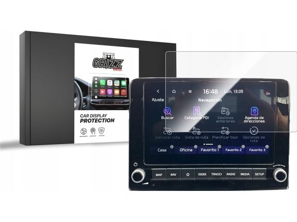 GrizzGlass keramisk film CarDisplay Protection til Kia Stonic 8" 2022-2024