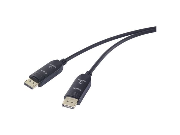 Renkforce RF-6117768, 15 m, DisplayPort, DisplayPort, Hankjønn, Hankjønn, 7680 x 4320 piksler