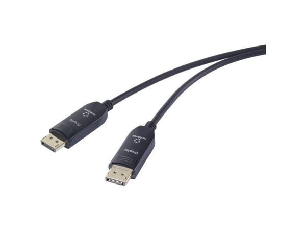 Renkforce RF-6117772, 30 m, DisplayPort, DisplayPort, Hankjønn, Hankjønn, 7680 x 4320 piksler