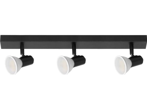 Orno RIO SP 3 taklampe, GU10 maks. 3x60W, IP20, svart
