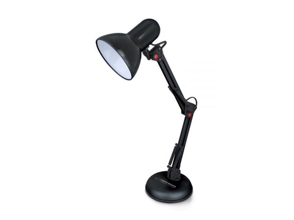 Bordlampe Esperanza ELD112K Esperanza bordlampe e27 avior svart