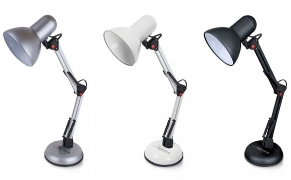 Bordlampe Esperanza ELD112K Esperanza bordlampe e27 avior svart