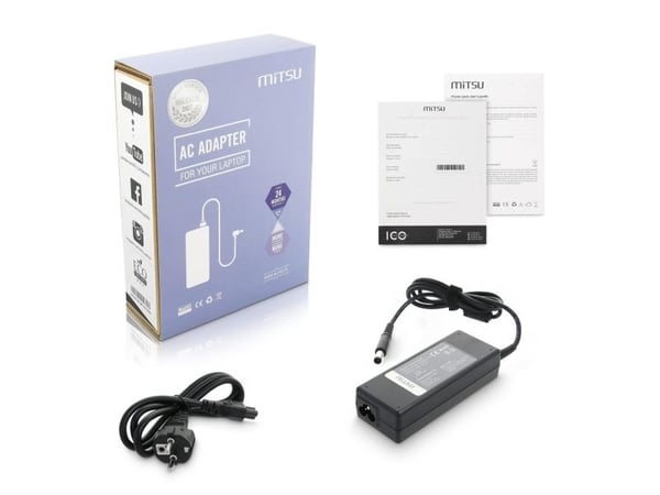 Strømforsyningsenhet Mitsu 19,5V 4,62A (7,4x5,0) 90W