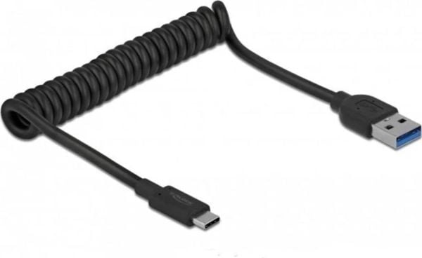 Delock USB 3.1 Gen 2 kierrekaapeli Type-A uros Type-C uros - Adapter til direkte tilslutning - USB 3.1 Gen 2 - USB-C 3.1 Gen 2 x 1 - lajittelu