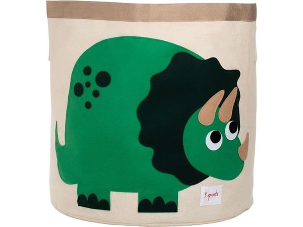 3 Sprouts Opbevaringsbeholder Rund, Dinosaur