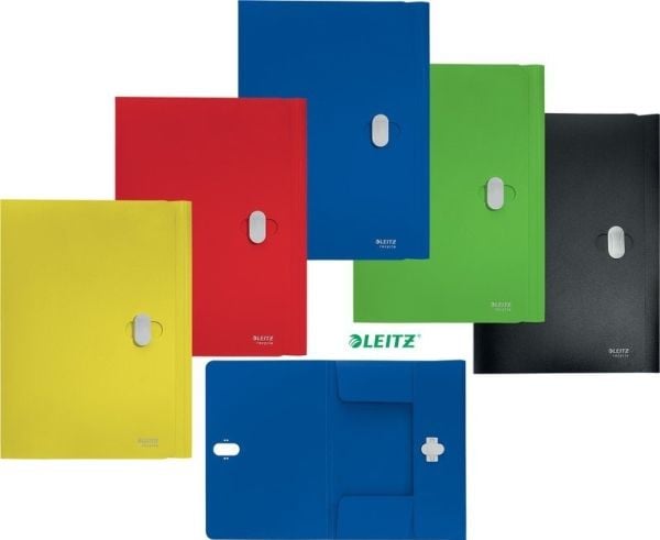 Leitz Recycle - 3-fliksmappe - for A4 (210 x 297 mm) - kapasitet: 150 ark - grønn