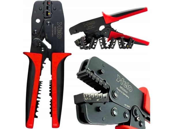 Felo pressetang 220mm - CK 100-3Plus (3 in 1) 0,10 - 16 mm² 0,10 - 16 mm²