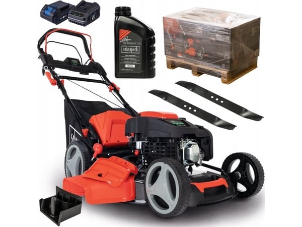 Kosiarka spalinowa Scheppach Kosiarka spalinowa Scheppach MS200-51E elektrisk start + olje + nóż