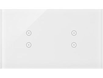 Kontakt-Simon Touch Panel Kontakt-Simon 54 Touch DSTR233/70 kaksi moduulia kaksi pystysuoraa kosketuskenttää kaksi pystysuoraa kosketuskenttää valk...