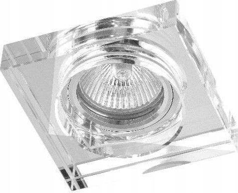 GREENLUX Faroform Crystal Glass-S FF002002.0 MR16 1x50W GU5.3 halogeenilamppu, läpinäkyvä/valkoinen