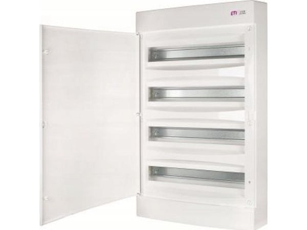 Etipo kapsling ETI Polam 001100321 utanpåliggande 4x18 moduler dörr vit ECT 4x18PO-s
