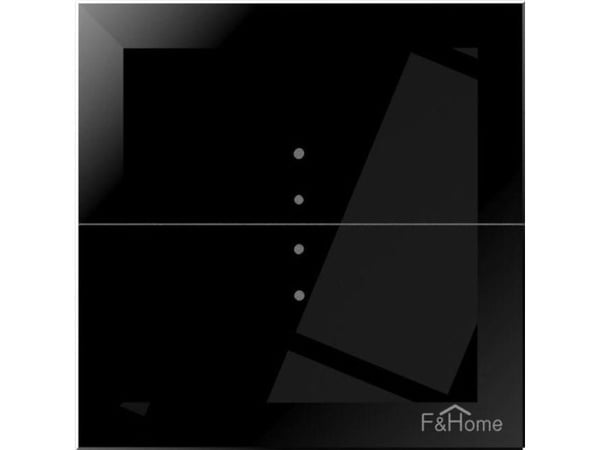 F&amp;F Glass touch -rullaverhouspainike F&amp;F GS2-STR-3-B -rullaverhouspainike 1,5A 85-265V AC musta