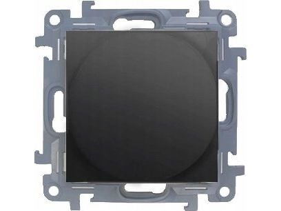 Kontakt-Simon dreiedimmer 10 CS9LA.01/49 for LED-dimming 230V modul 2–250 W maks antall lyskilder 10 stk svart matt