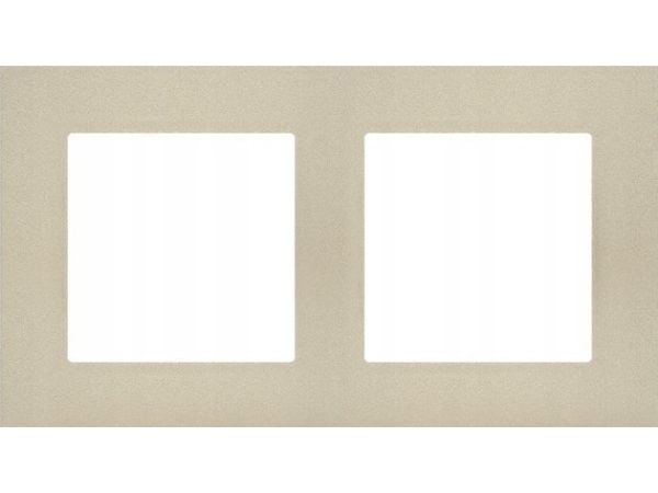 Kontakt-Simon Kaksoiskehys Kontakt-Simon 55 TR2/144 LINE samppanjaa mattapintaisena
