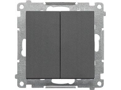 Kontakt-Simon 55 TW5.01/116 moduuli 10 AX, 250V~, pikaliitin grafiittimusta