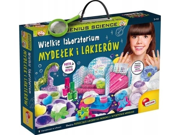 Lisciani LISCIANI JEG ER ET GENI FLOTT LABORATORIUM AV SÅPER OG LAKK