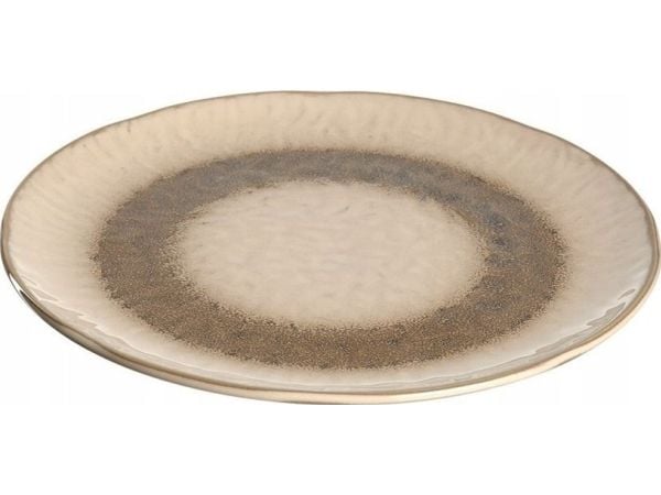 LEONARDO Matera, Middagstallerken, Rund, Keramisk, Sand, 23 cm, 20 mm