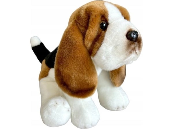 Dubi basset-hund sittande gosedjur 30 cm 30412