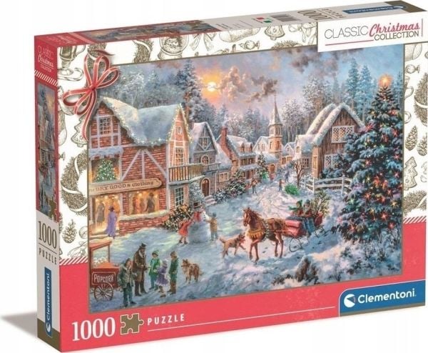 Clementoni Puslespil HQC Getting Ready for Christmas, 1000 brikker