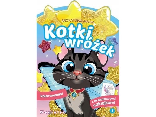 Skrzat glittermagi katter.. pysselpåfyllning 75786