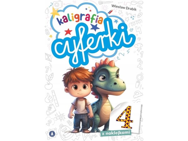 Skralle kalligrafi tall A4 76950