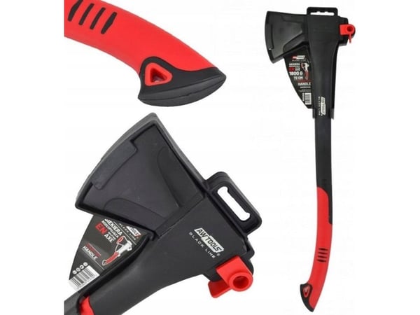 AWTools øks med kile 1800 g helkompositt BLACK LINE