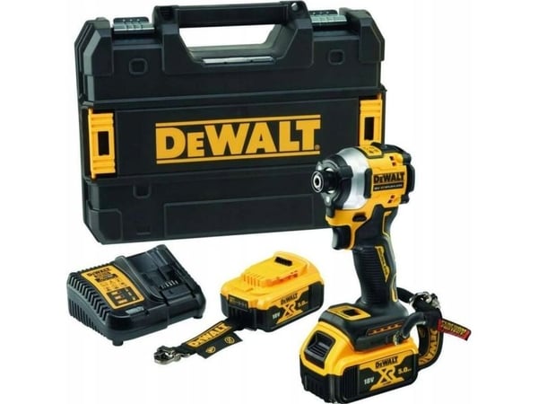 johdoton iskuväännin 1/4" 18V Li-Ion 2x5,0Ah, XR DeWalt [DCF850P2LRT-QW] LANYARD READY