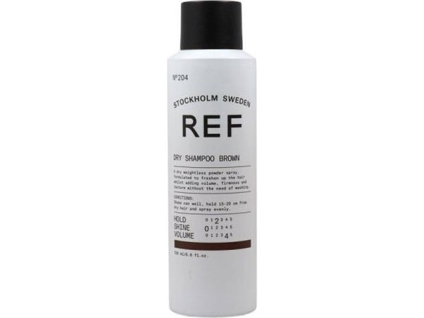 Ref Stockholm tørrsjampo Brown N°204 for mørkt hår 200 ml