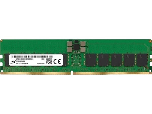 Micron - DDR5 - moduuli - 32 GB - DIMM 288-PIN - 5600 MHz / PC5-44800 - CL46 - rekisteröity - ECC
