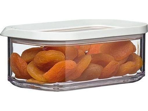 Rosti Mepal Modula, Boks, Rektangulær, 0,425 l, Gjennomsiktig, Hvit, Polyethylen, Styrenakrylonitril (SAN), CE