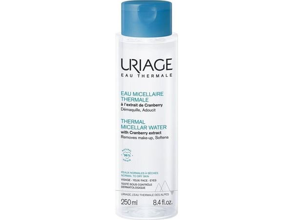 URIAGE_Thermal Micellar Water meikinpoistoaine normaalille ja kuivalle iholle 250ml