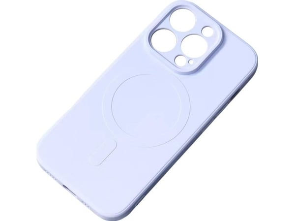 MagSafe-kompatibelt silikondeksel til iPhone 15 Silikondeksel - blå