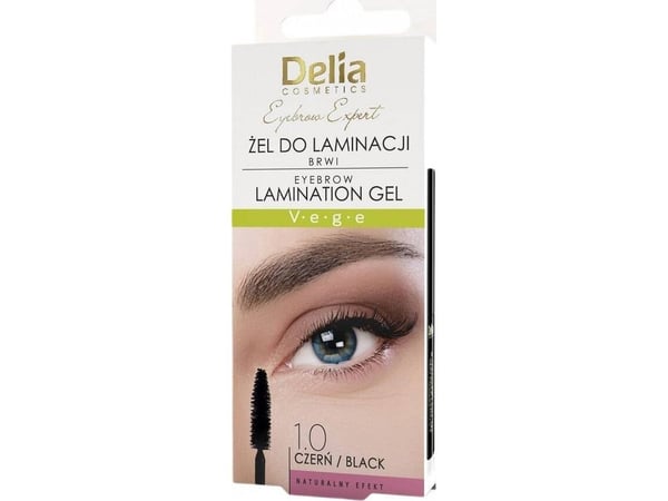 DELIA EYEBROW EXPERT Gel d/eyebrows lamination1.0 black