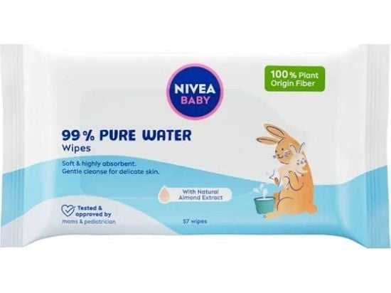 NIVEA_Baby Pure Water våtservietter 57 stk.