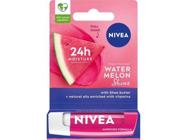 NIVEA_24H Mett-In Moisture Care leppestift Watermelon Shine 4,8g