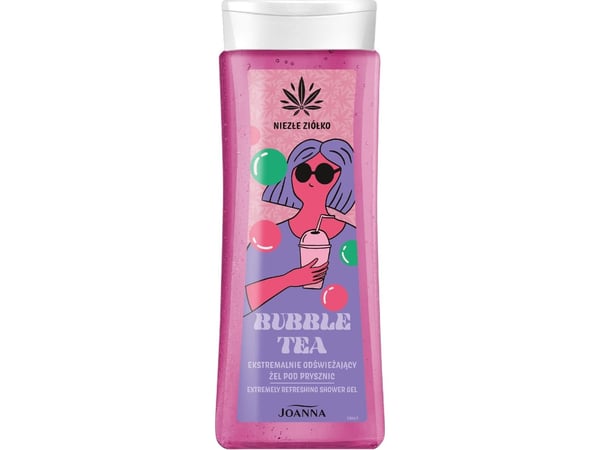 Joanna Niezle Ziólko Zel shower gel Bubble Tea, ekstremt forfriskende 300 ml
