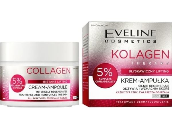 Eveline Kolagen Therapy krem-ampulle med anti-age-kompleks 50 ml