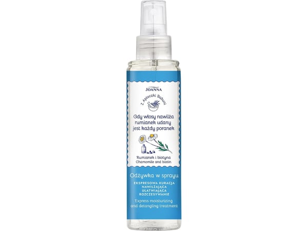 Joanna Babuni apoteks-hårbalsam i spray 150 ml – kamille og biotin