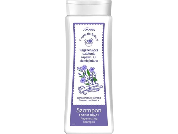 Joanna JOANNA Z Babuni sjampo for hår - Linfrø og lakris 300 ml