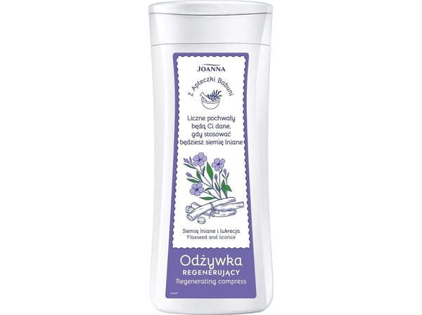 JOANNA_Z Apteczki Babuni regenererende balsam Linfrø og lakris 200g
