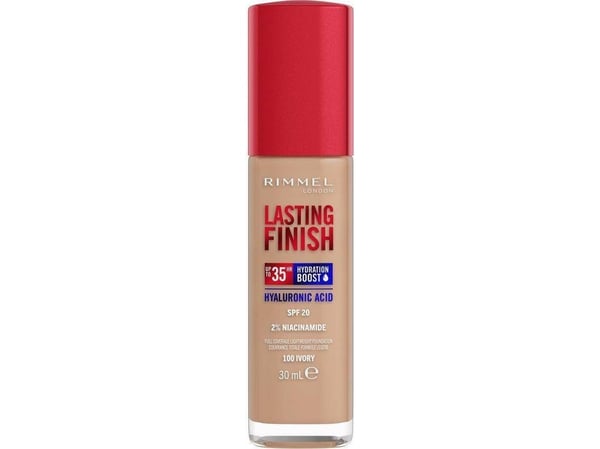 Rimmel London Lasting Finish 35HR SPF20 Full Coverage Lightweight Foundation 100 30 ml