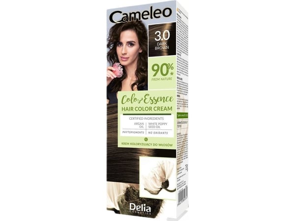 Delia Cameleo Color Essence Hiustenvärjäysvoide 3.0 Tummanruskea 75g
